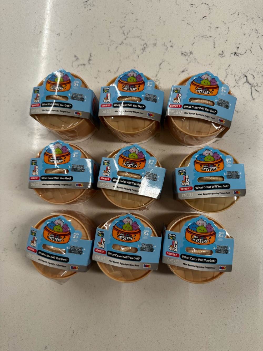 9 Mini Silver Holographic Mystery Squishy RMS Dumpling!
